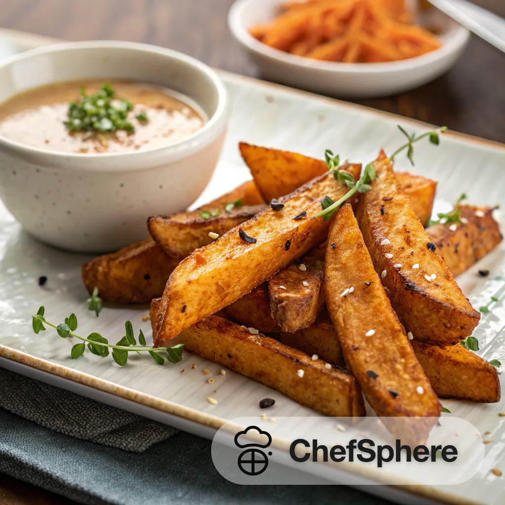 Sesame-Soy Sweet Potato Wedges Recipe