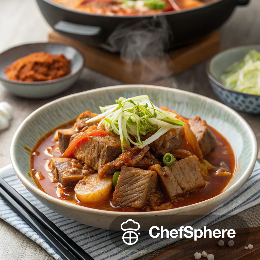 Kimchi Tofu Spicy Korean Stew