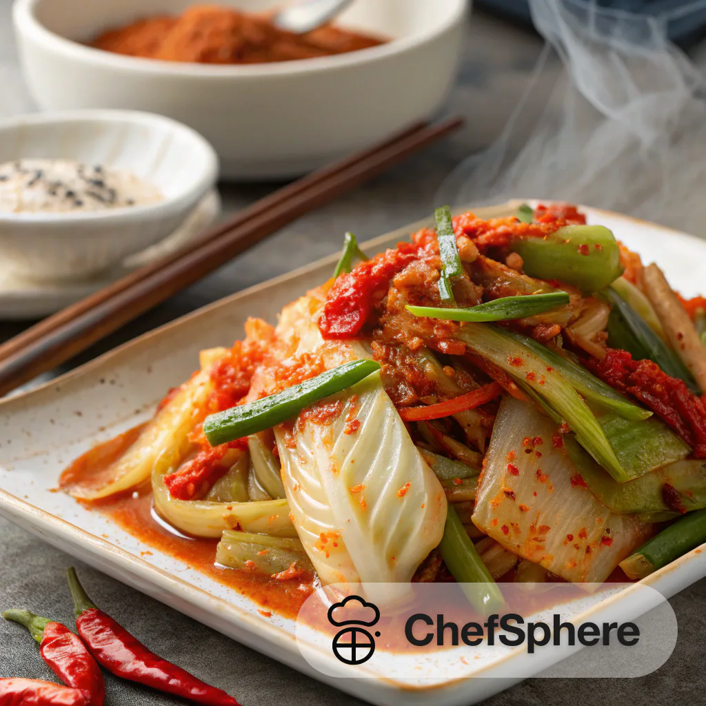 Spicy Kimchi with Assorted Vegetables Recipe