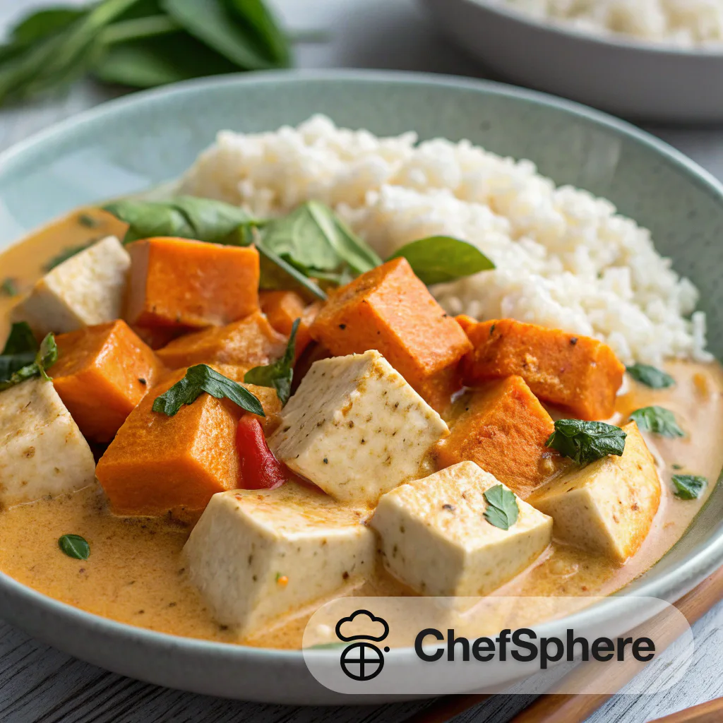 Creamy Tofu Sweet Potato Curry