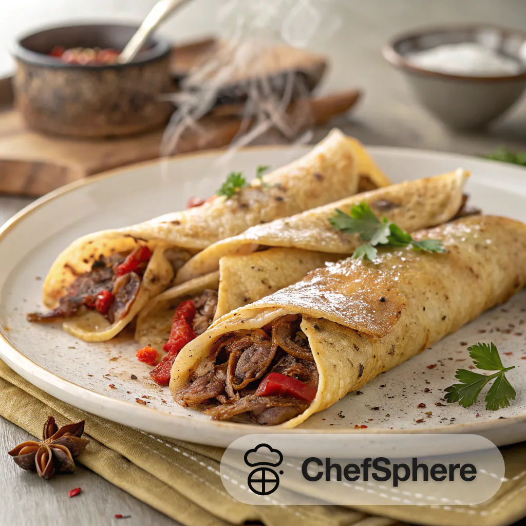 Cuban-Inspired Savory Crepes with a Twist