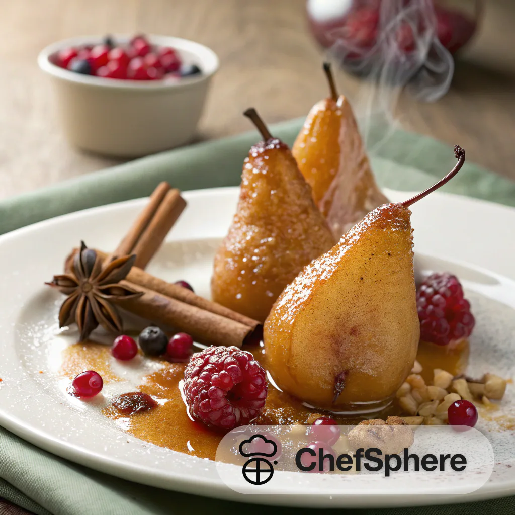 Spiced Tangy Pear Dessert