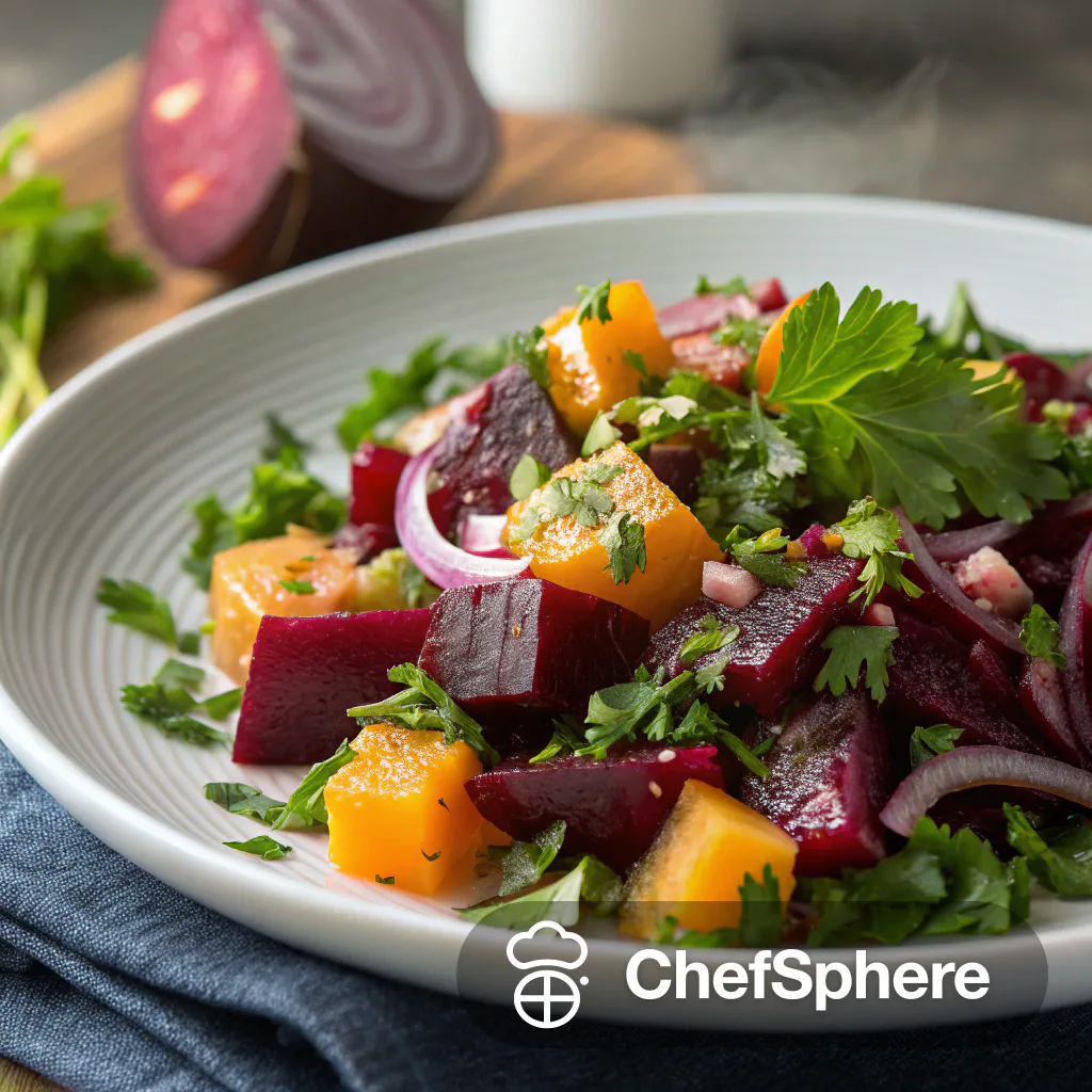 Beet and Parsley Herb Salad