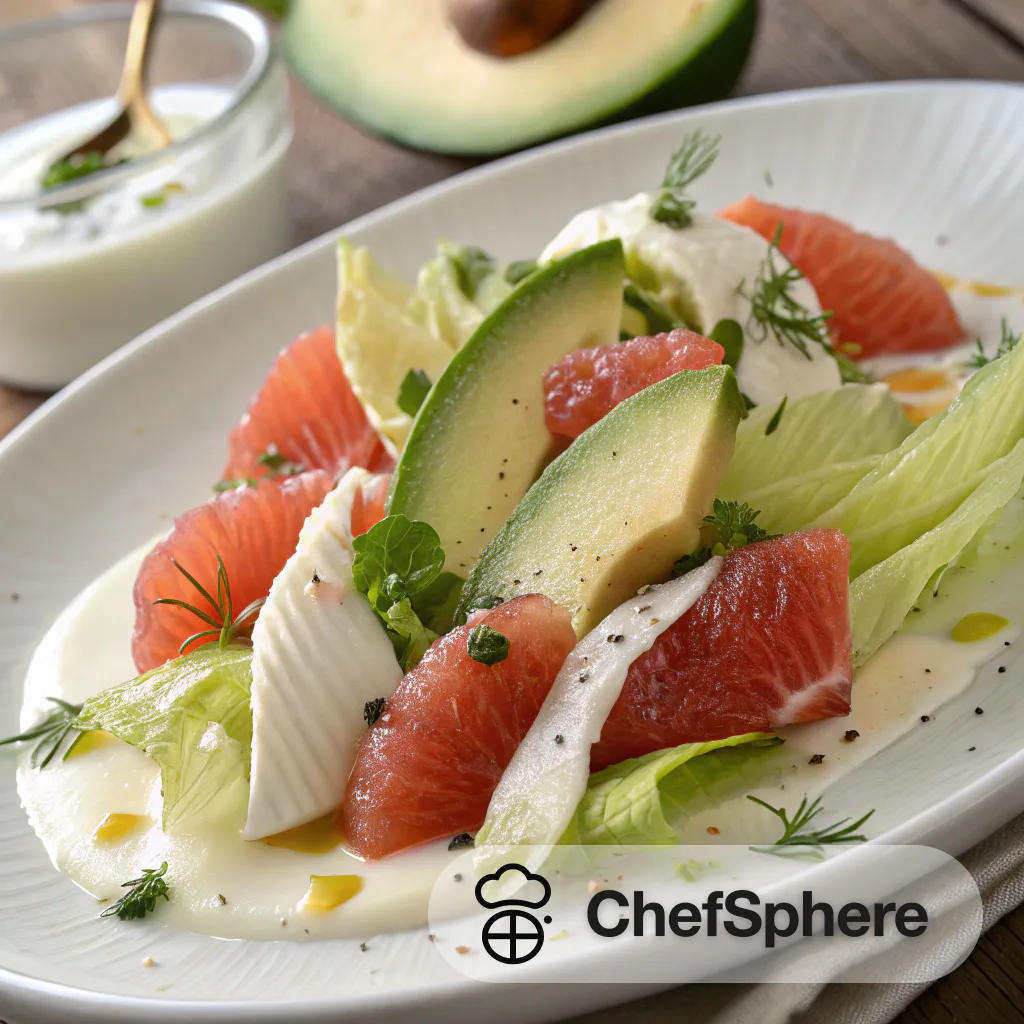 Creamy Avocado Grapefruit Endive Salad