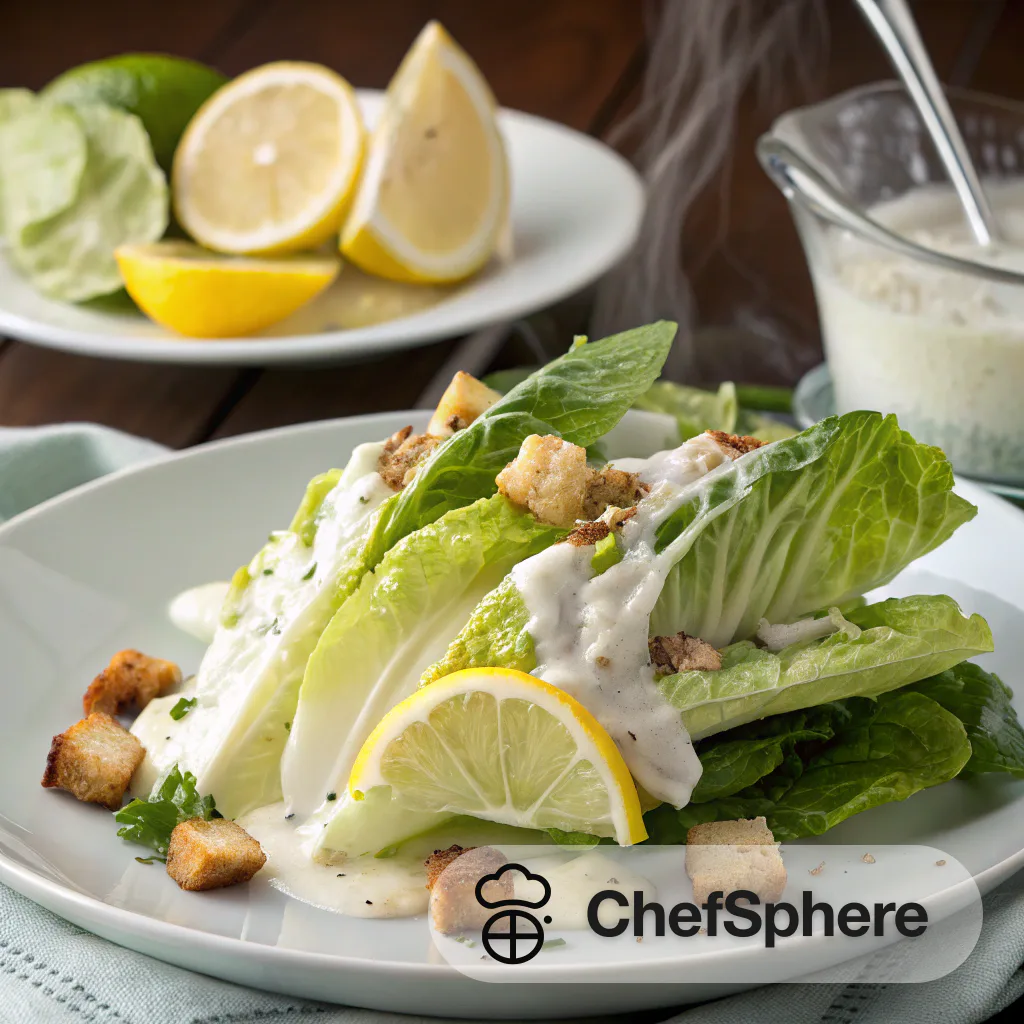 Romaine Salad with Luxurious Cream Dressing