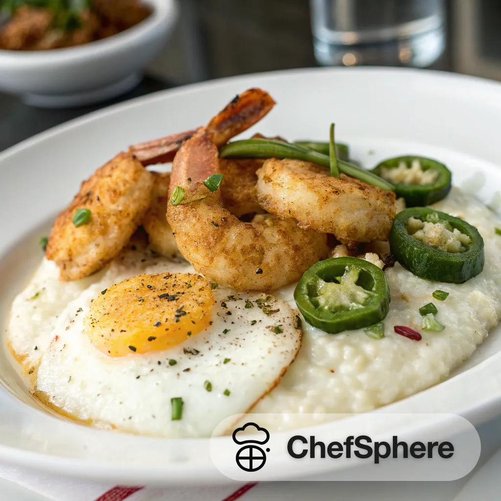 Crunchy Shrimp and Creamy Grits