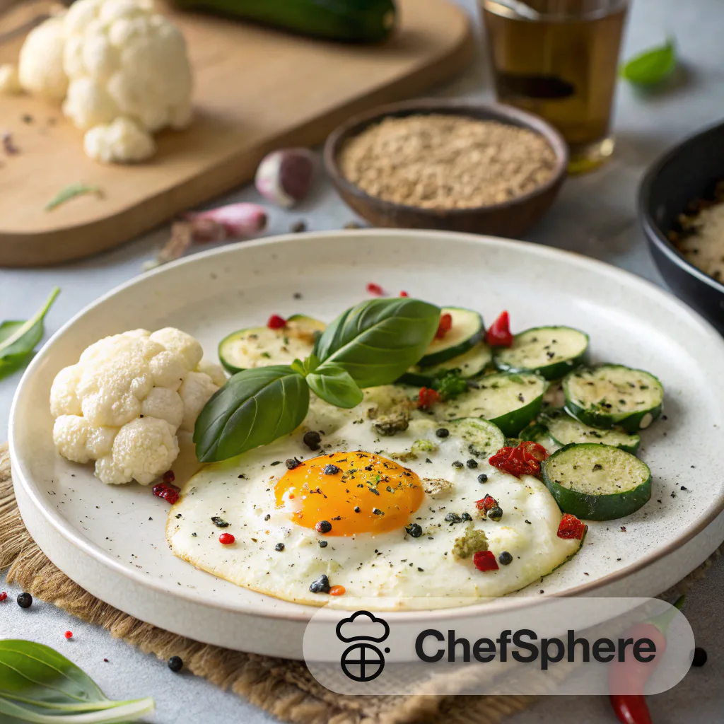 Basil Pepper Eggs for Brunch/Dinner