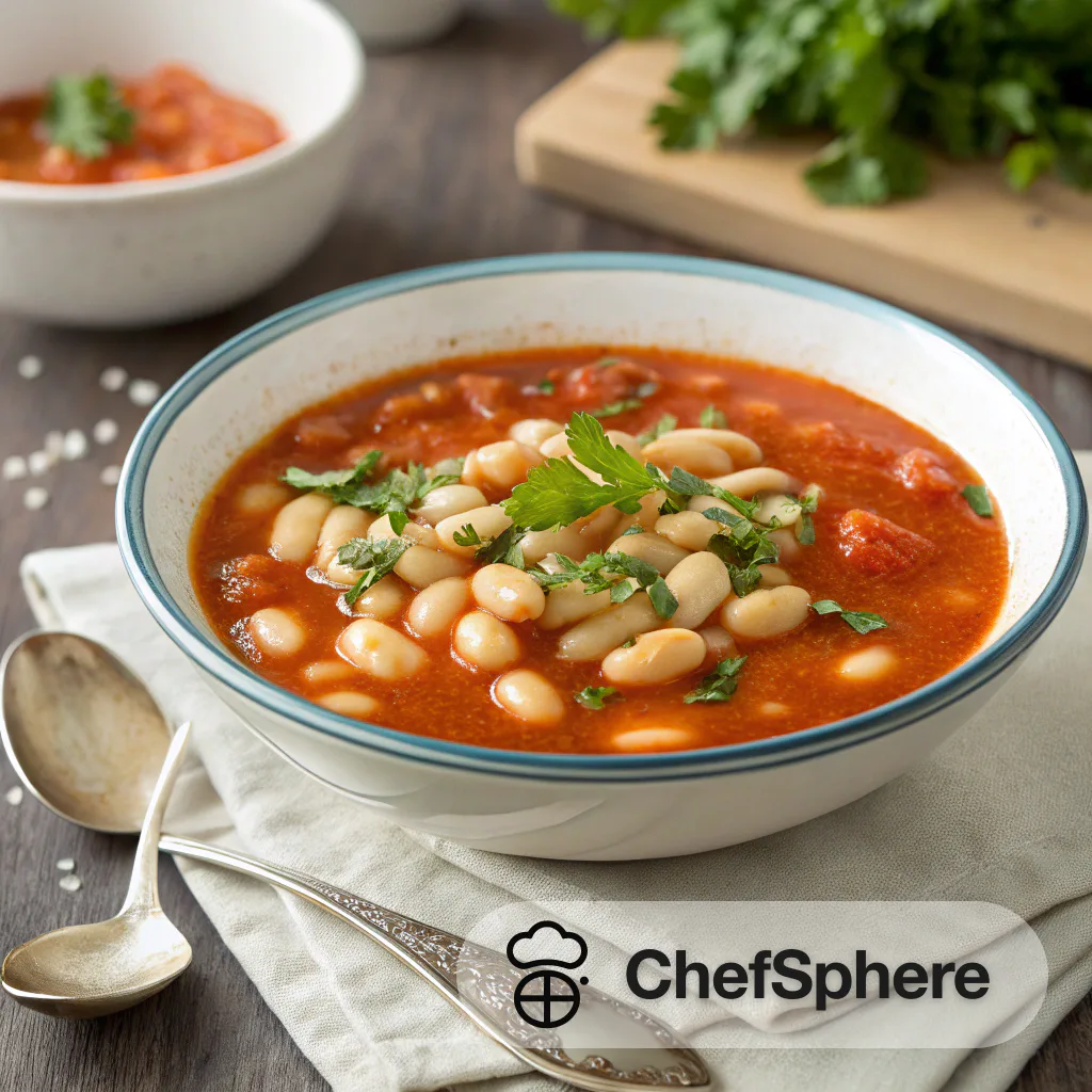 Tomato White Bean Soup for All
