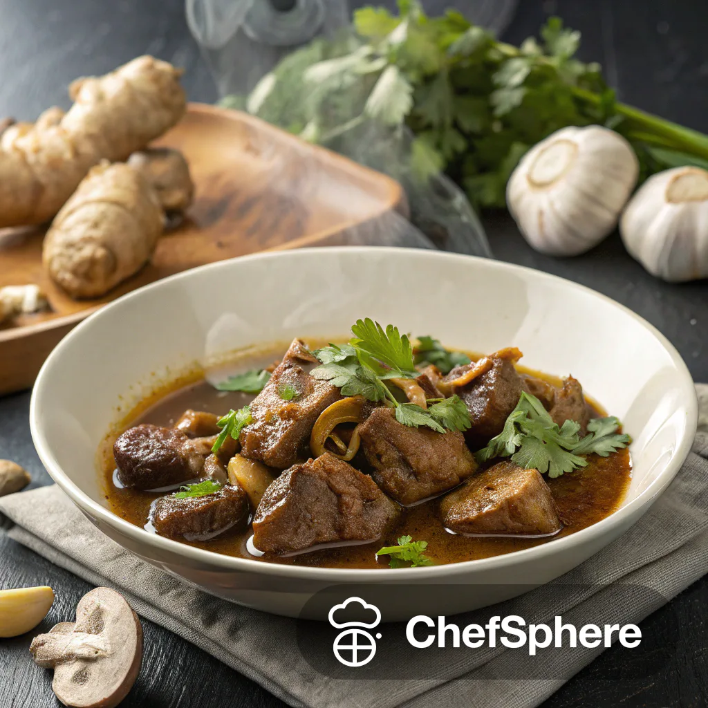 Five-Spice Ginger Lamb Braise Recipe