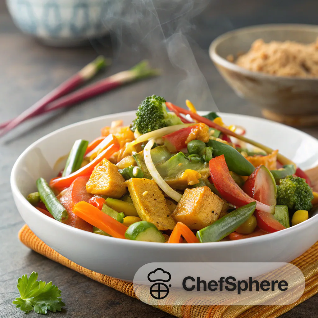 Curry-Soy Veggie Salad with Zing