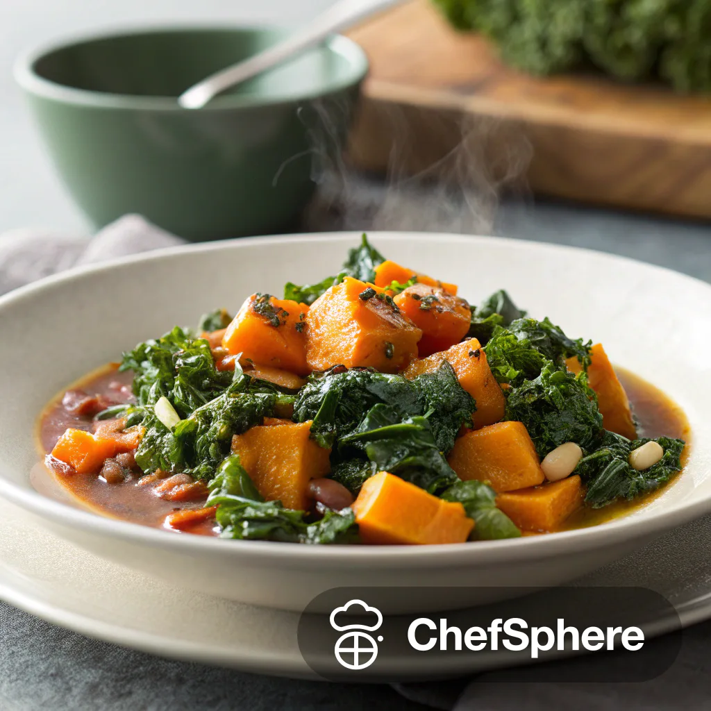 Savory Kale, Squash & Sweet Potato