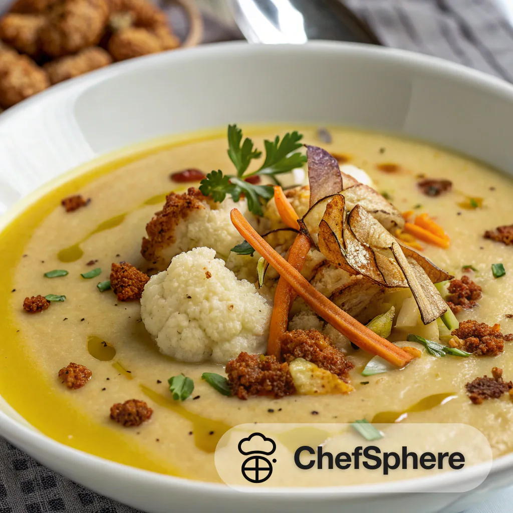 Spiced Cauliflower Comfort Soup