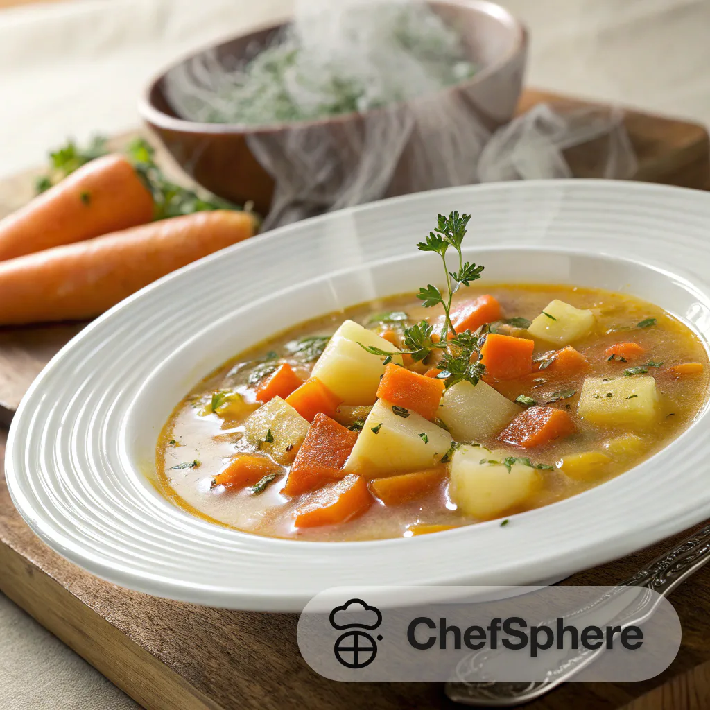 Warm Winter Root Veggie Soup