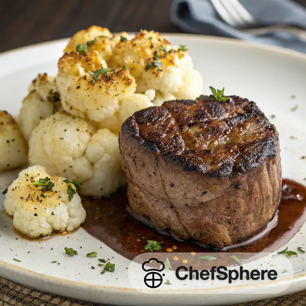 Filet Mignon with Roasted Cauliflower Pairing