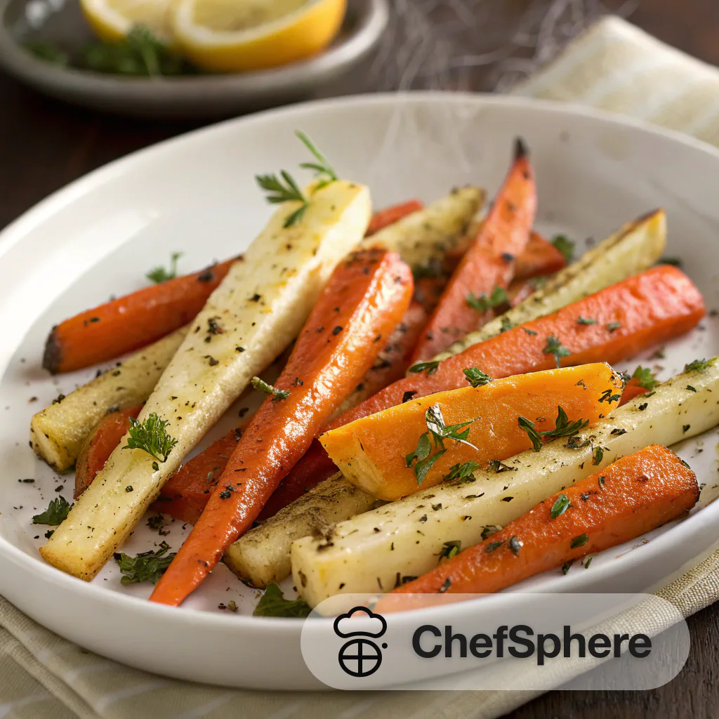 Zesty Citrus Roasted Carrots & Parsnips