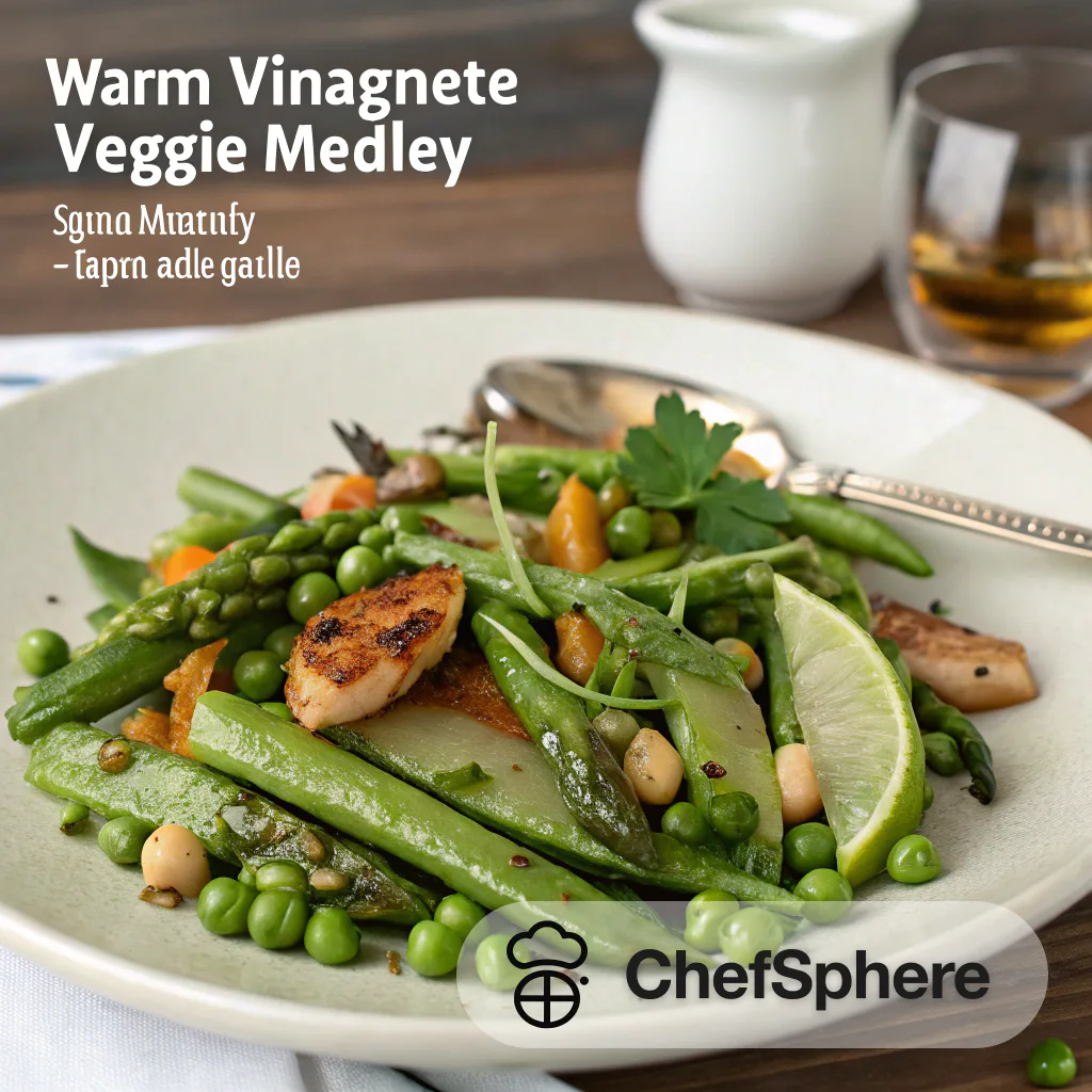 Warm Vinaigrette Veggie Medley Salad