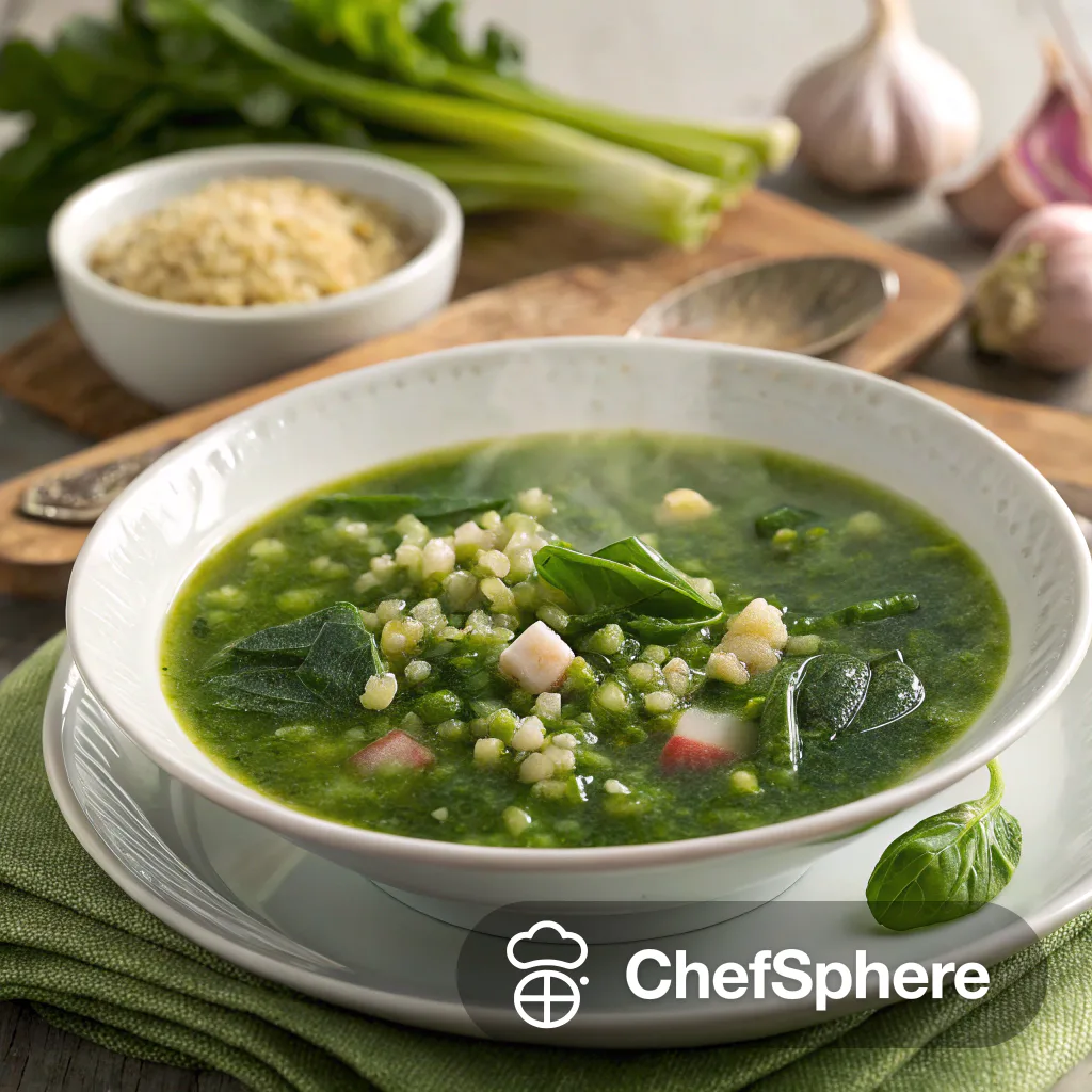 Green Garden Veggie Power Soup