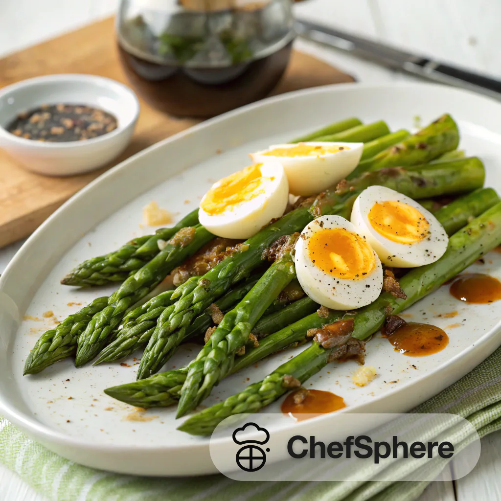 Asparagus Egg Salad with Zingy Dressing