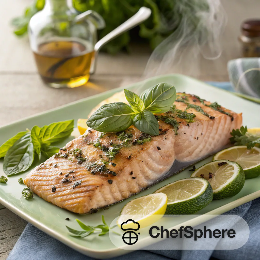Grilled Salmon with Fresh Herbs
