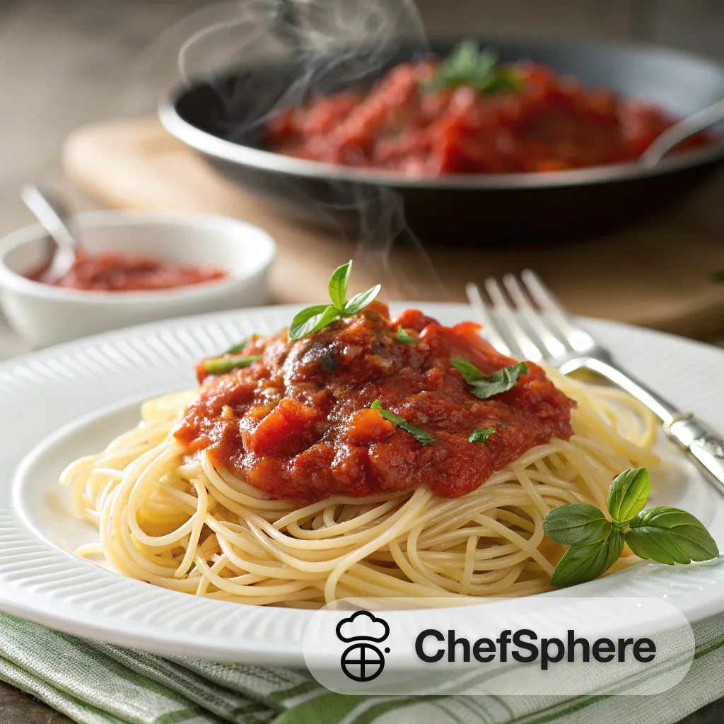 Quick Tomato Pasta Sauce for Busy
