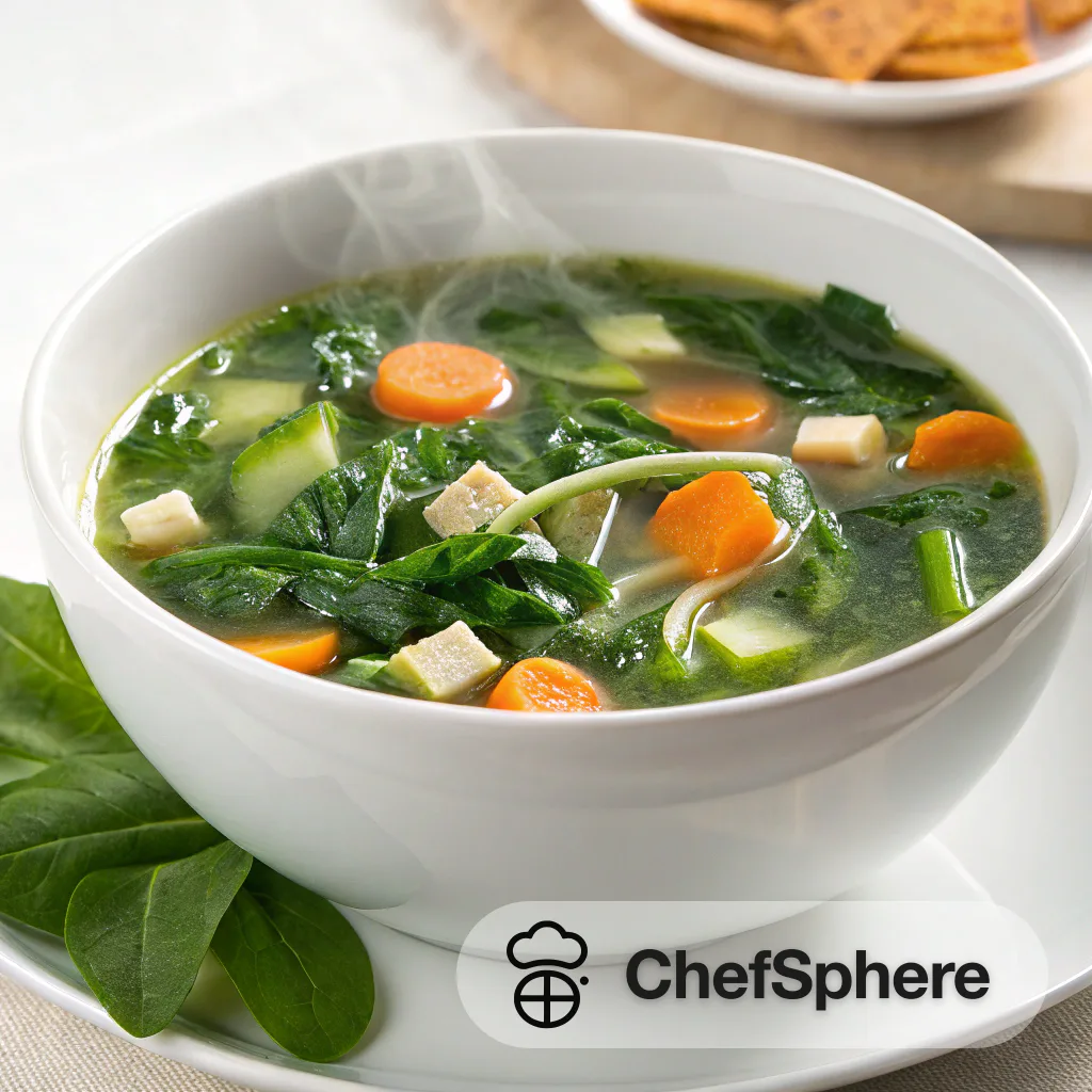 Spinach Miso Soup with Zingy Ginger