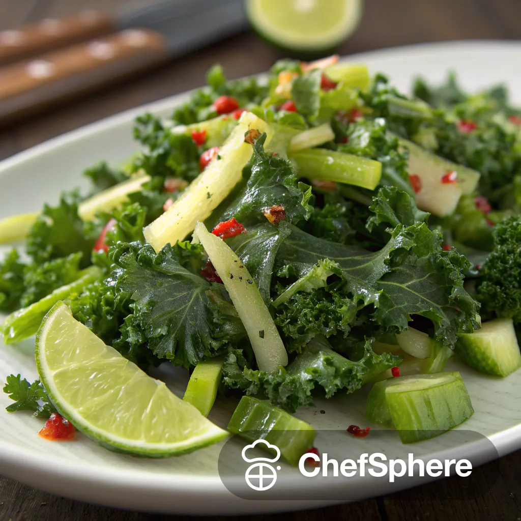 Zesty Kale and Celery Salad