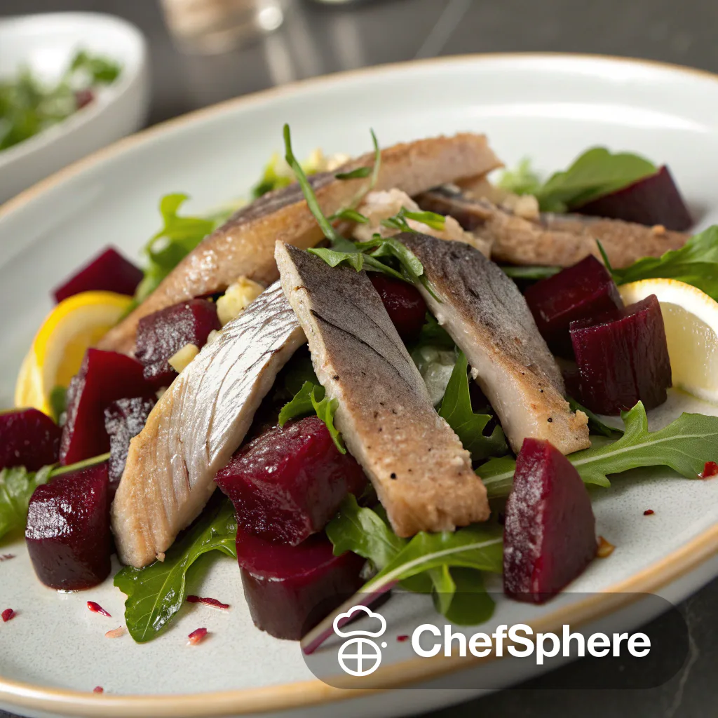 Smoked Fish and Beet Salad Recipe