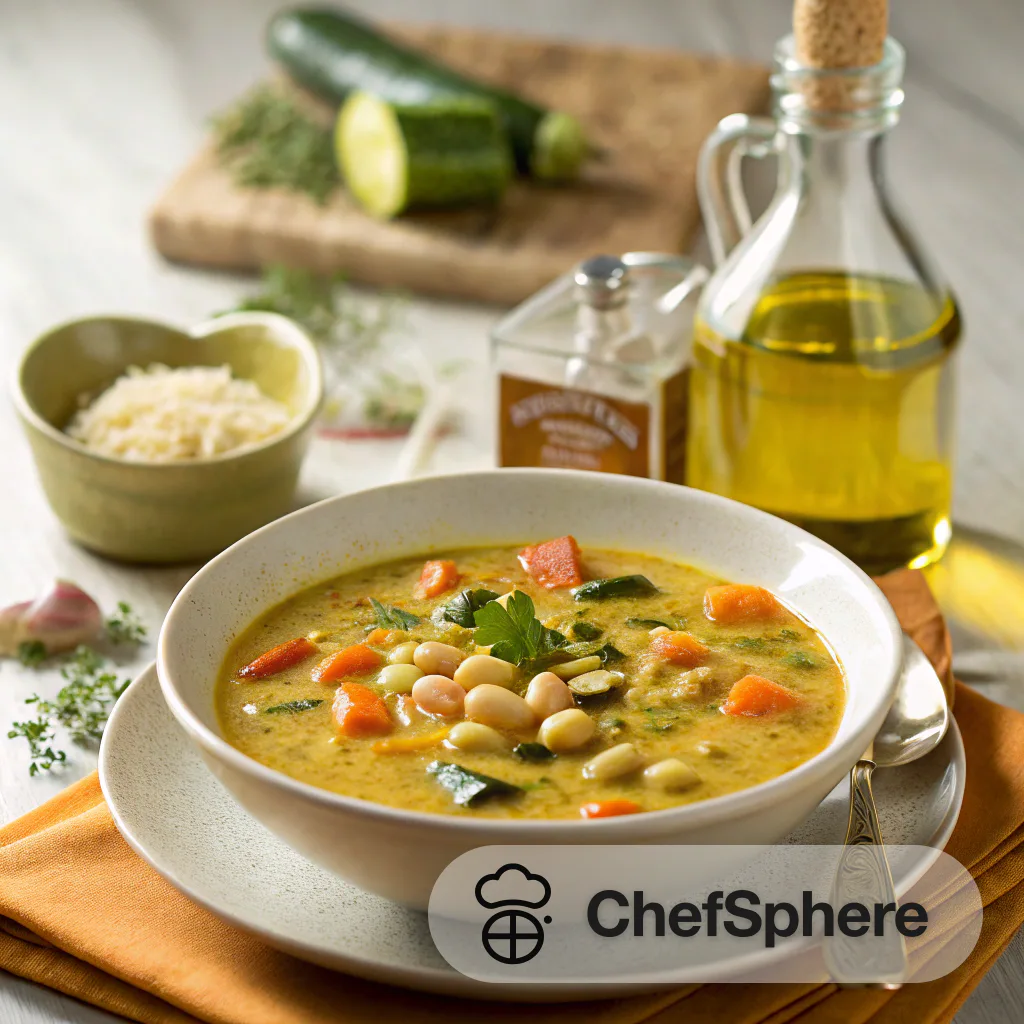 Curry Bean Vegetable Cream Soup
