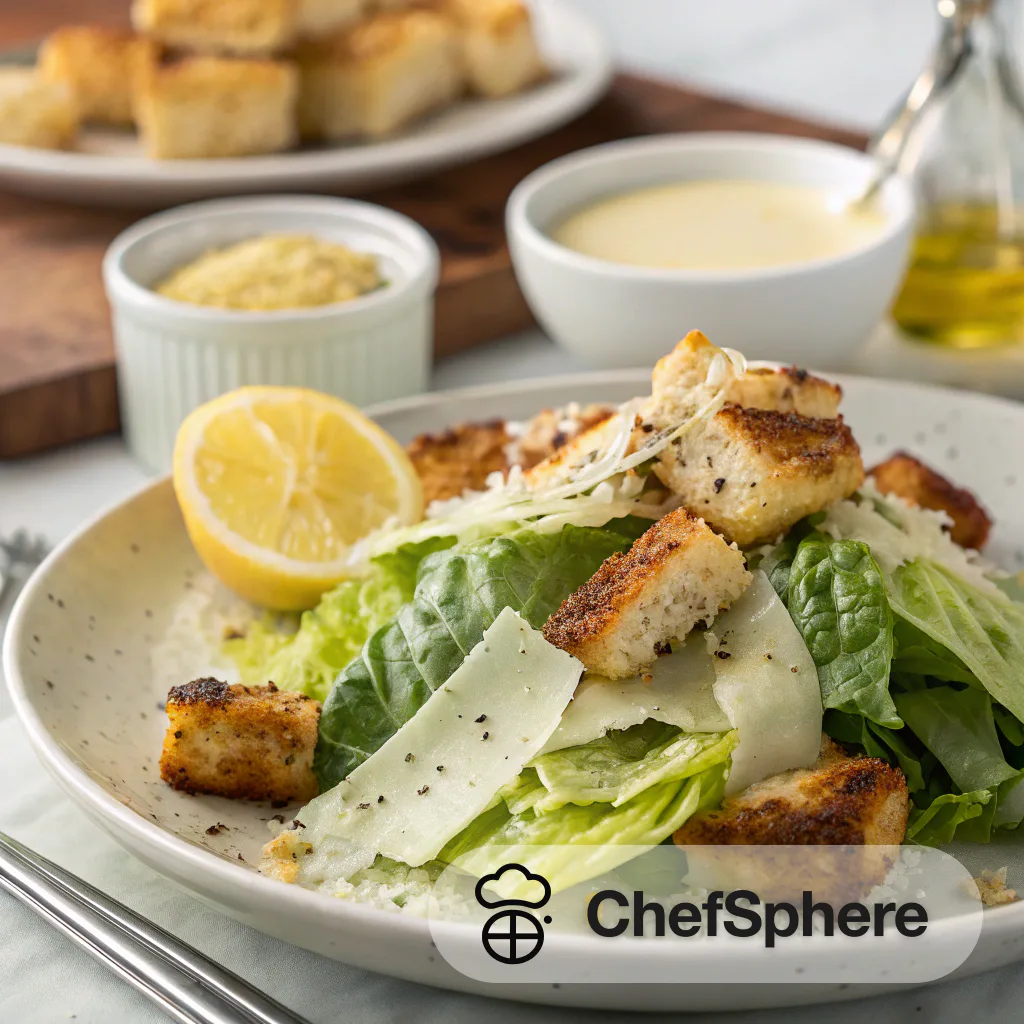 Parmesan Crusted Caesar Salad Upgrade