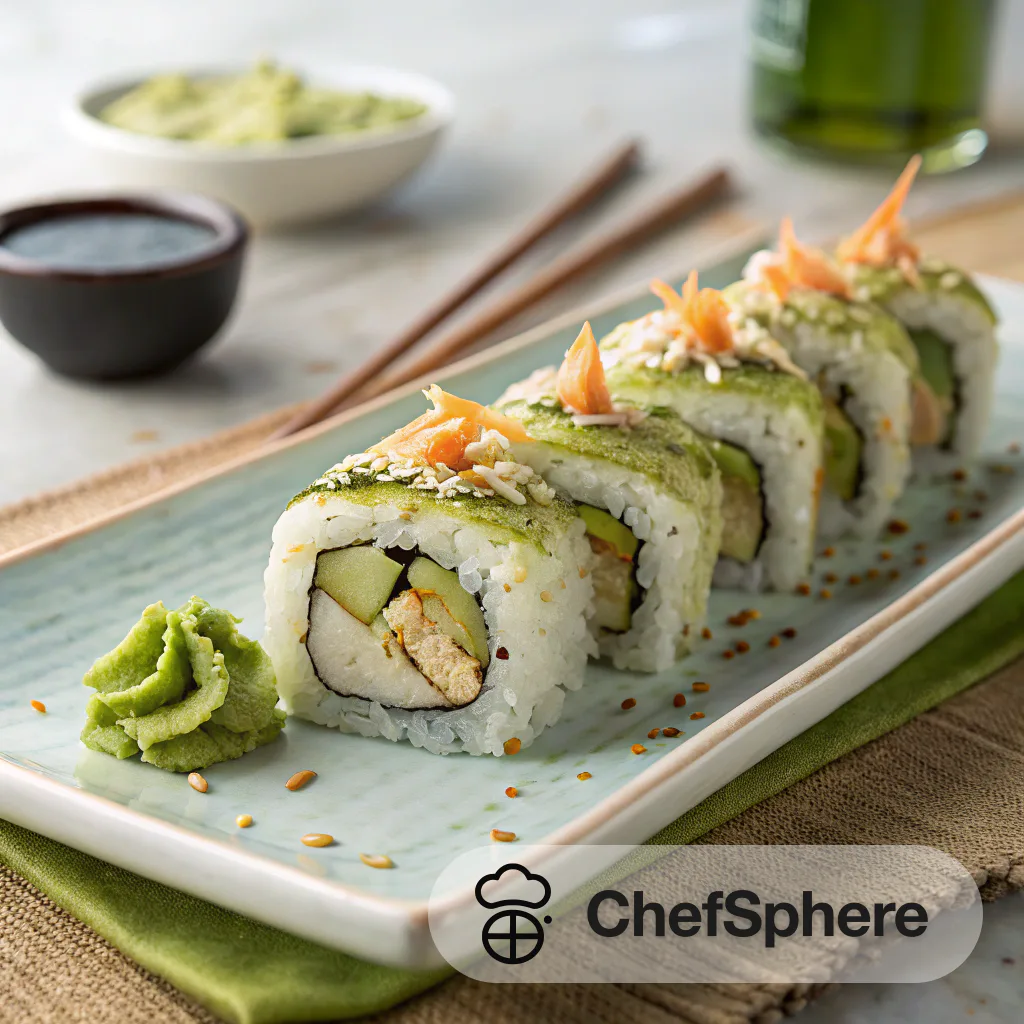 Soy-Wasabi Sushi Roll Zing Recipe