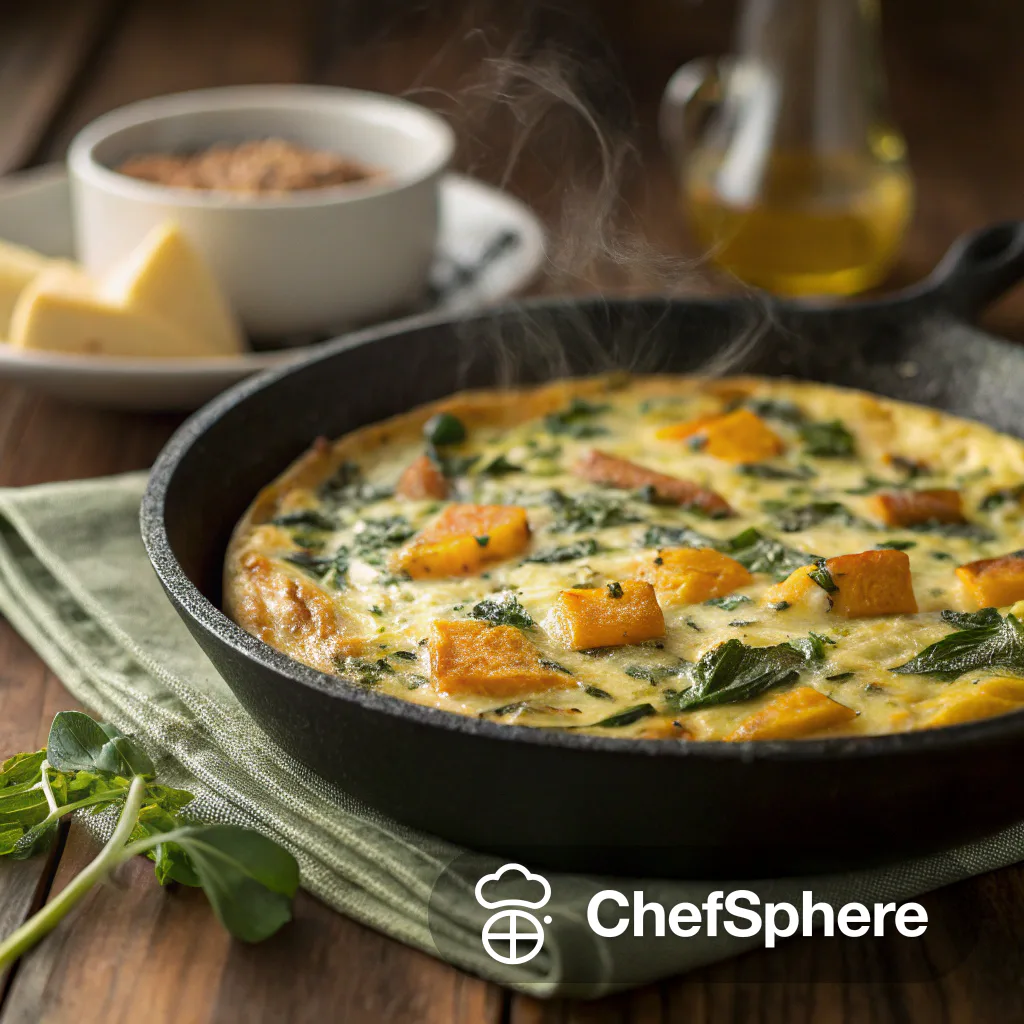 Herb-Roasted Winter Squash Frittata Recipe