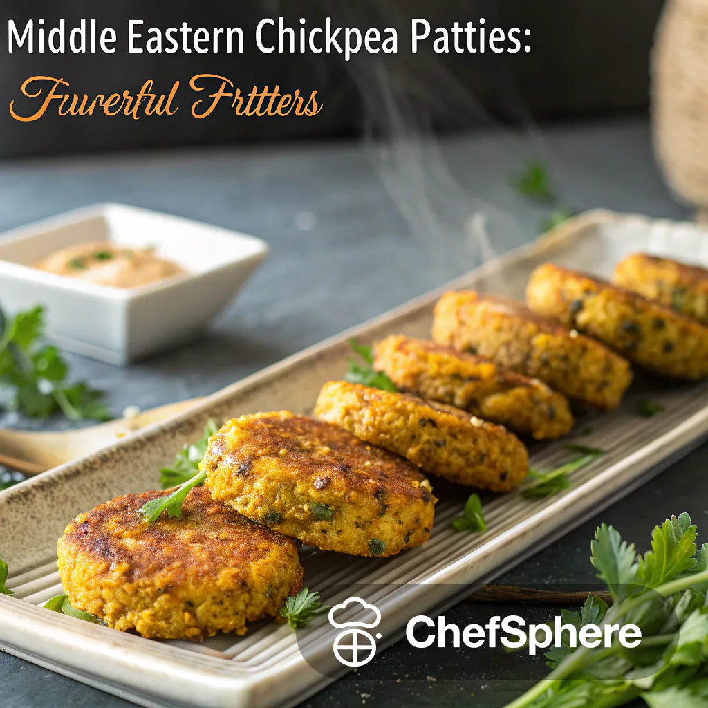 Middle Eastern Chickpea Patties: Flavorful Fritters
