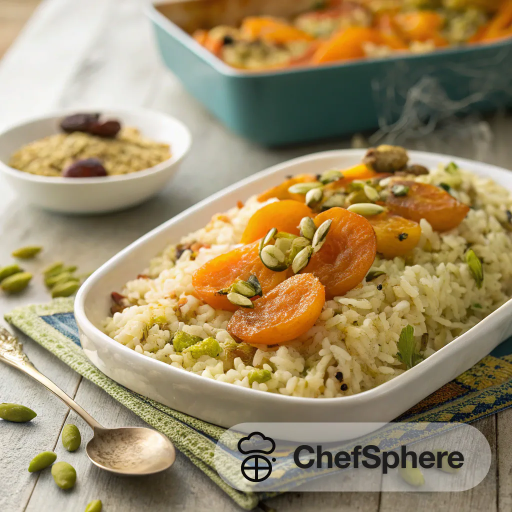 Apricot Pistachio Rice Bake: Flavorful Twist