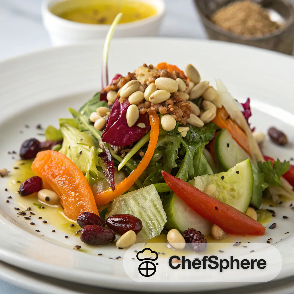 Winter Veggie and Nut Salad
