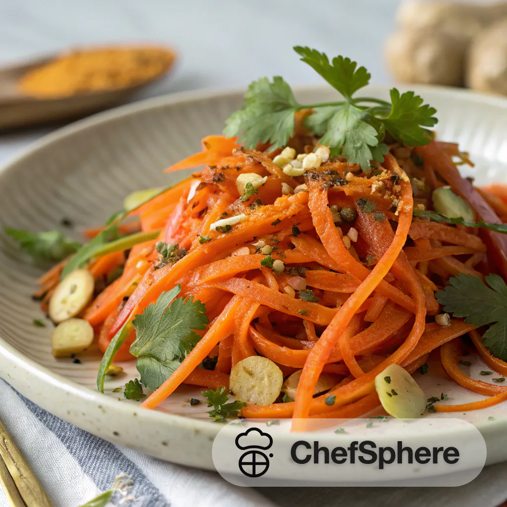 Ginger Carrot Zest Salad