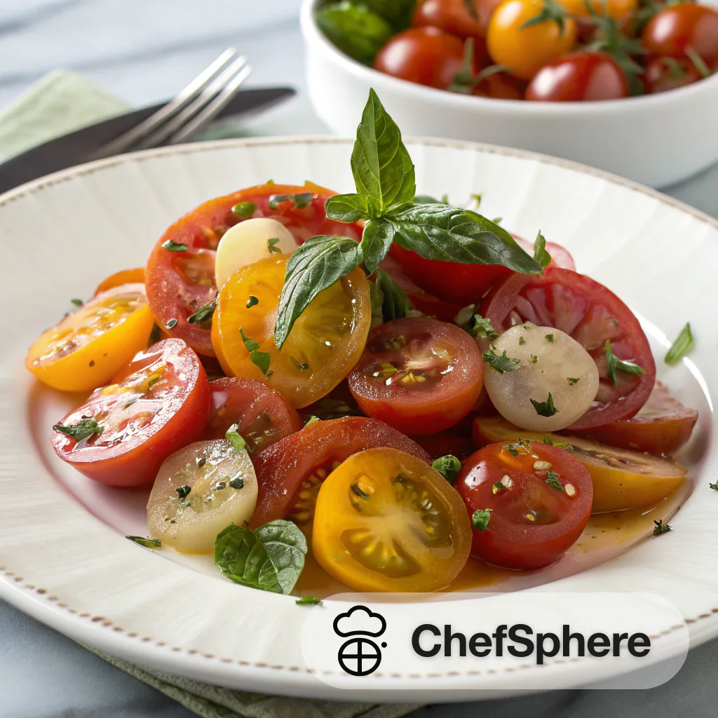 Tomato Salad with Stylish Flair