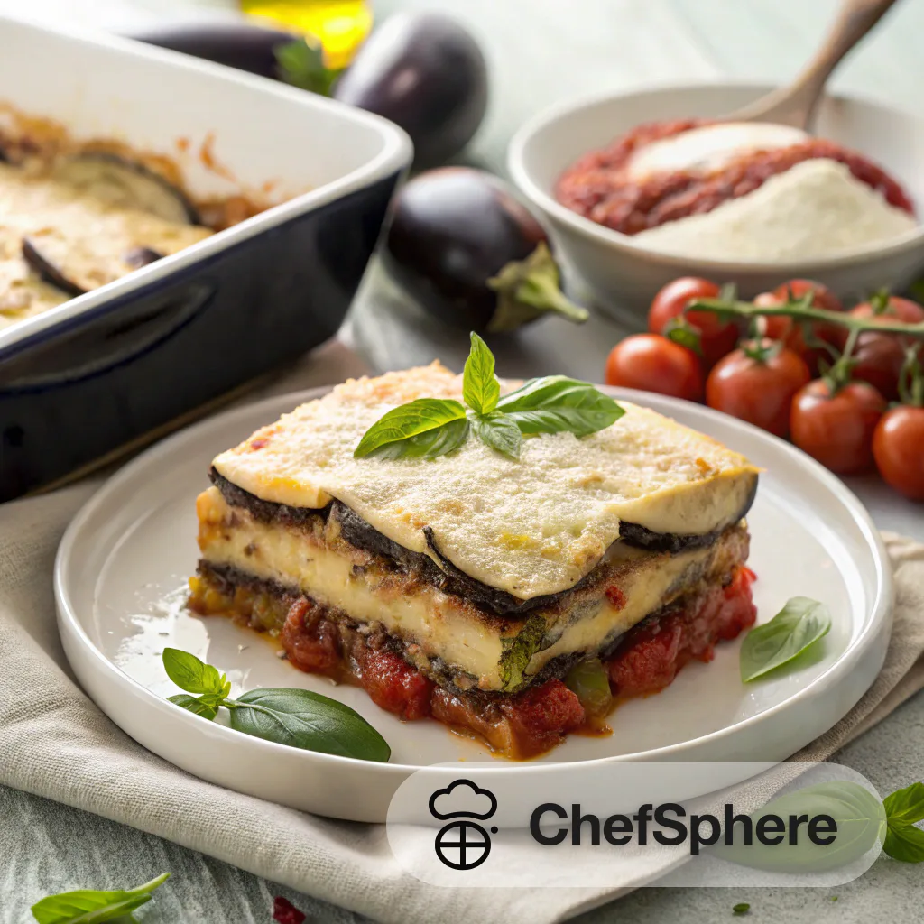 Eggplant Polenta Casserole: Savory Layers