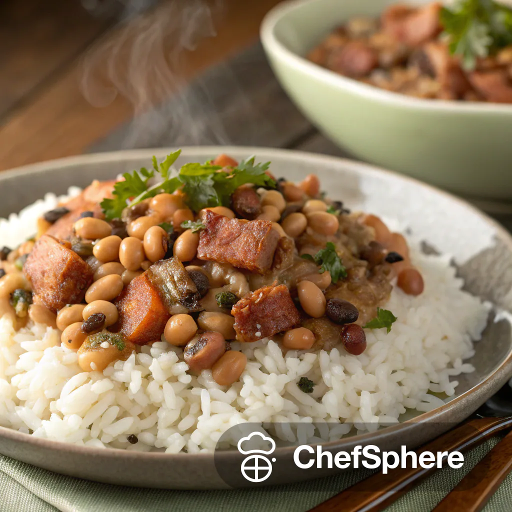 Spicy Black-Eyed Peas and Rice
