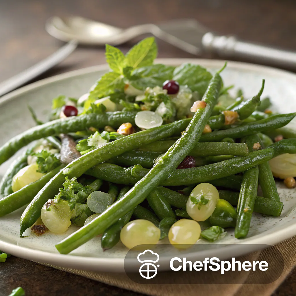 Zesty Green Beans with Tangy Dressing