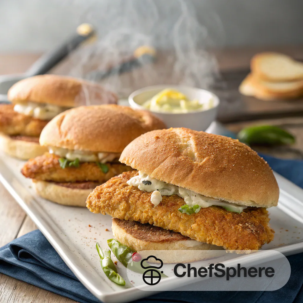 Cajun Fried Trout Sandwiches