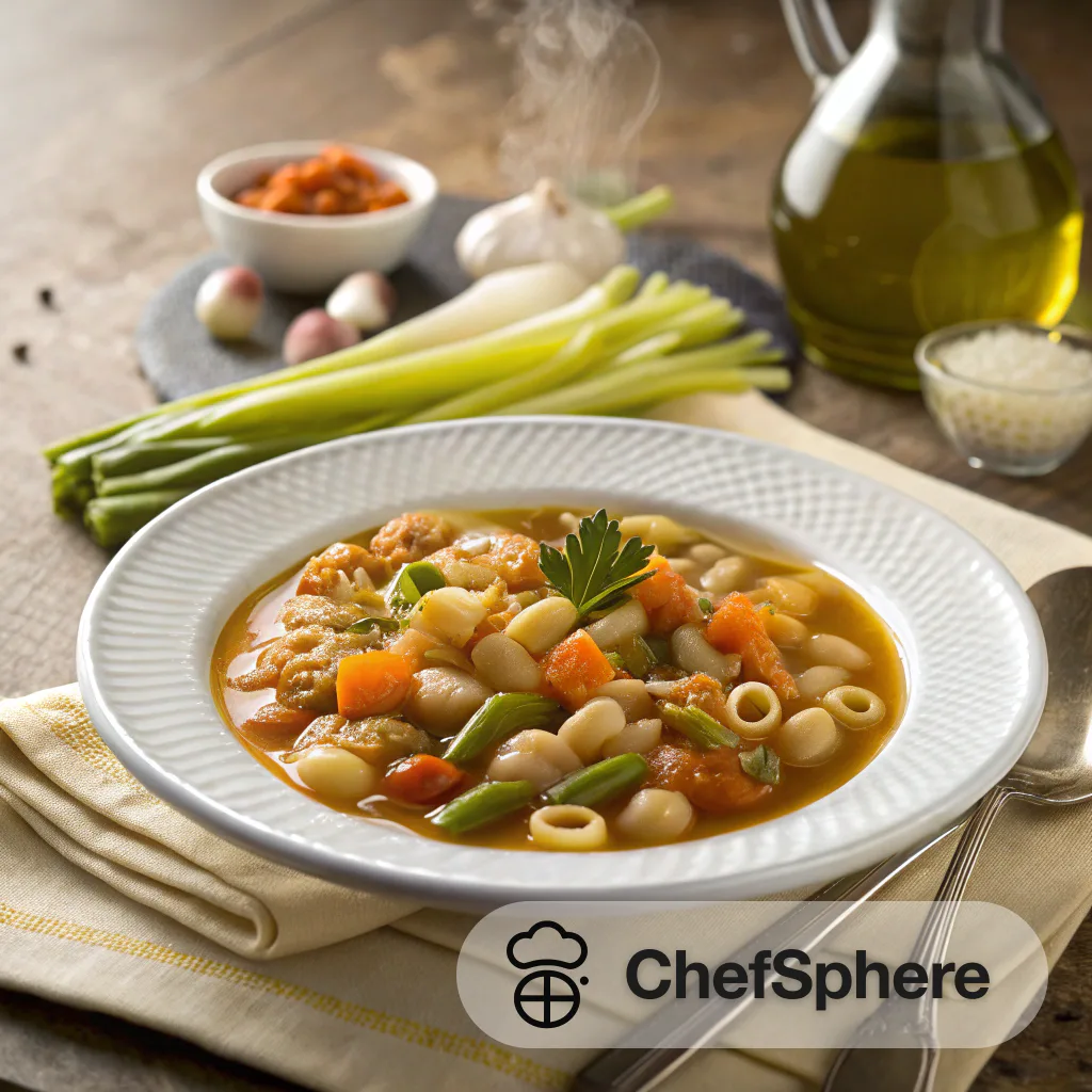 Italian Pasta and Bean Soup Classic