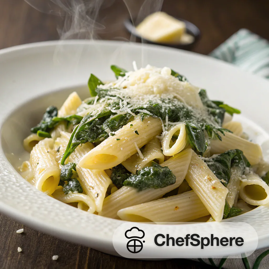 Creamy Pasta with Bitter Greens &