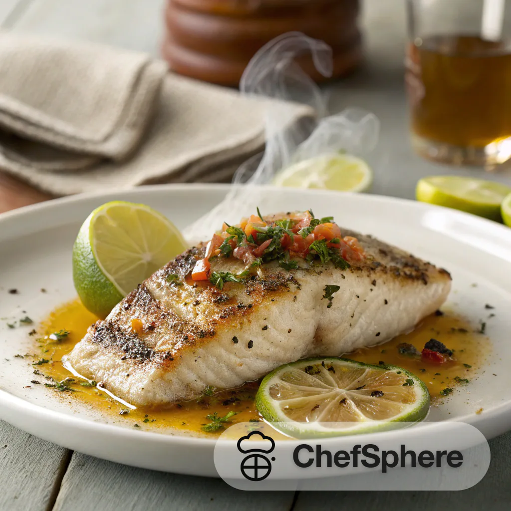 Coastal Butterfish Seared with Aromatics