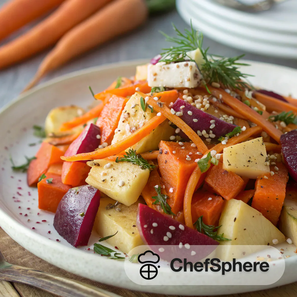 Vibrant Root Veggie Salad Explosion
