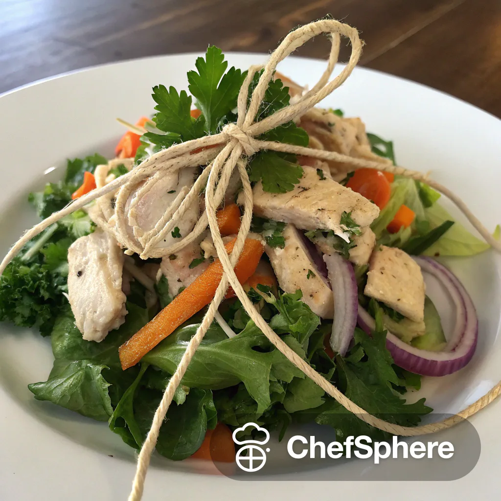 Rustic Chicken Salad with Hearty Greens