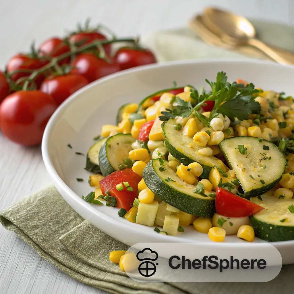 Herbed Summer Squash and Corn Sauté