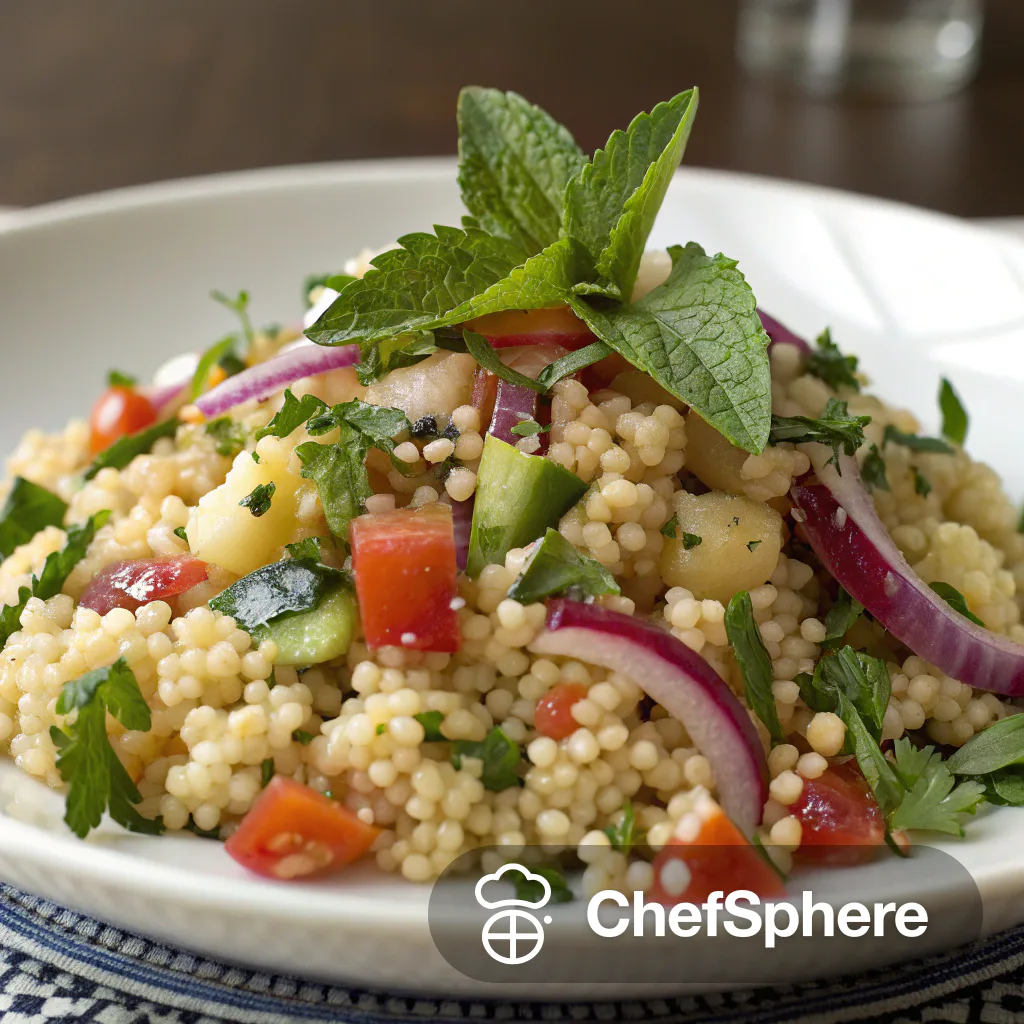 Herbed Vegetable Couscous Salad Recipe