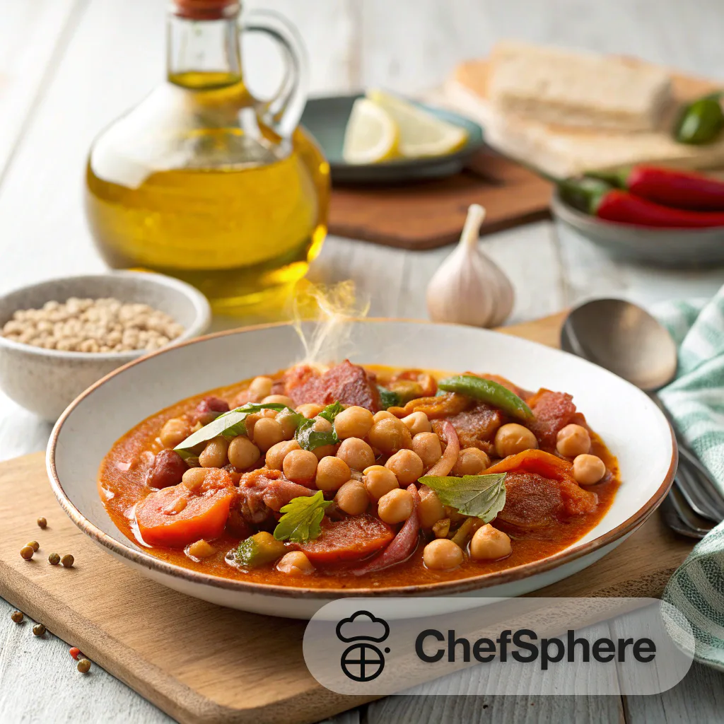 Chickpea Tomato Spanish Stew