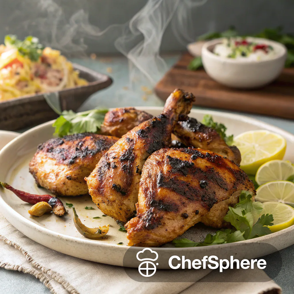 Spiced Indian Grilled Chicken with Flavors