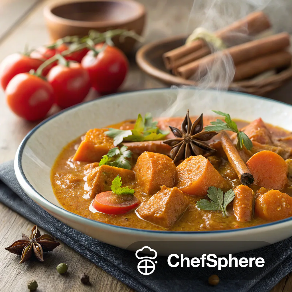 Curried Carrot Stew with Warm Spices